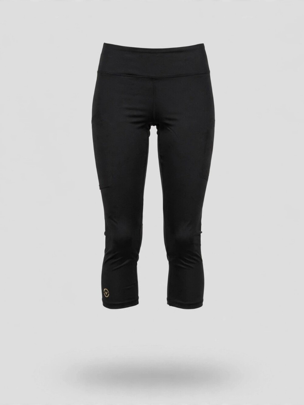 Virus Black Capris Leggings